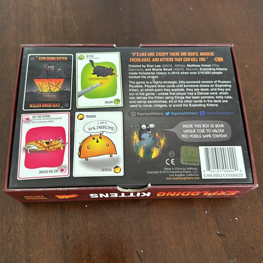 Exploding Kittens Card Game - Picture 2 of 5